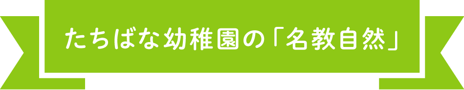 たちばな幼稚園の「名教自然」